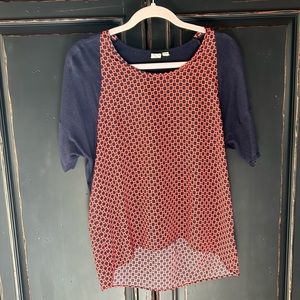 Cute Anthropology blouse. FUN and eye catching for spring and summer.